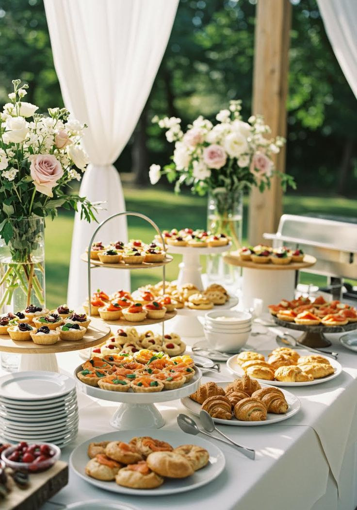 Wedding breakfast and bowl food