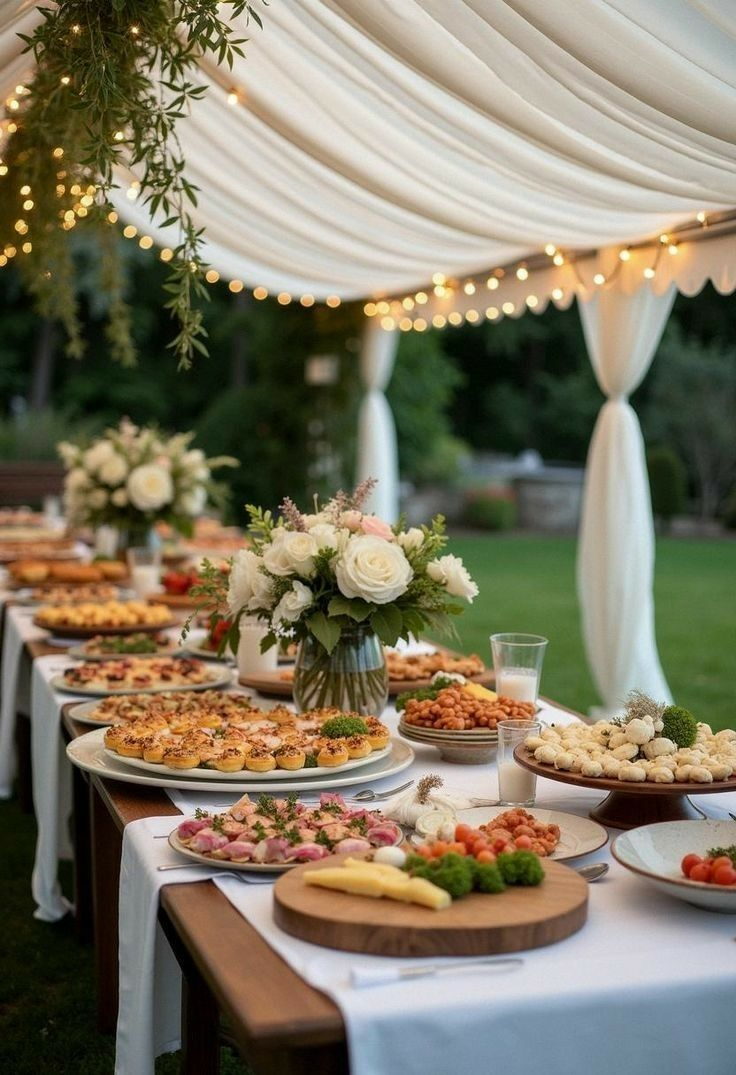 Wedding food corner