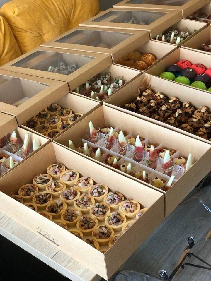 Drop-off canapés
